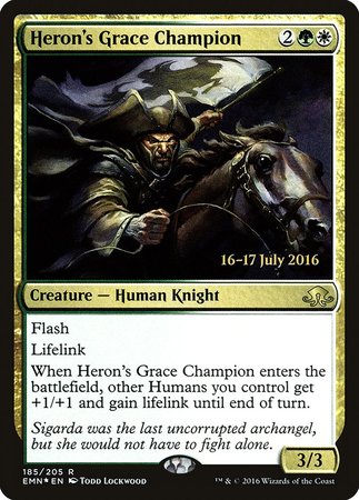 Heron's Grace Champion [Eldritch Moon Promos] | Exor Games Bridgewater