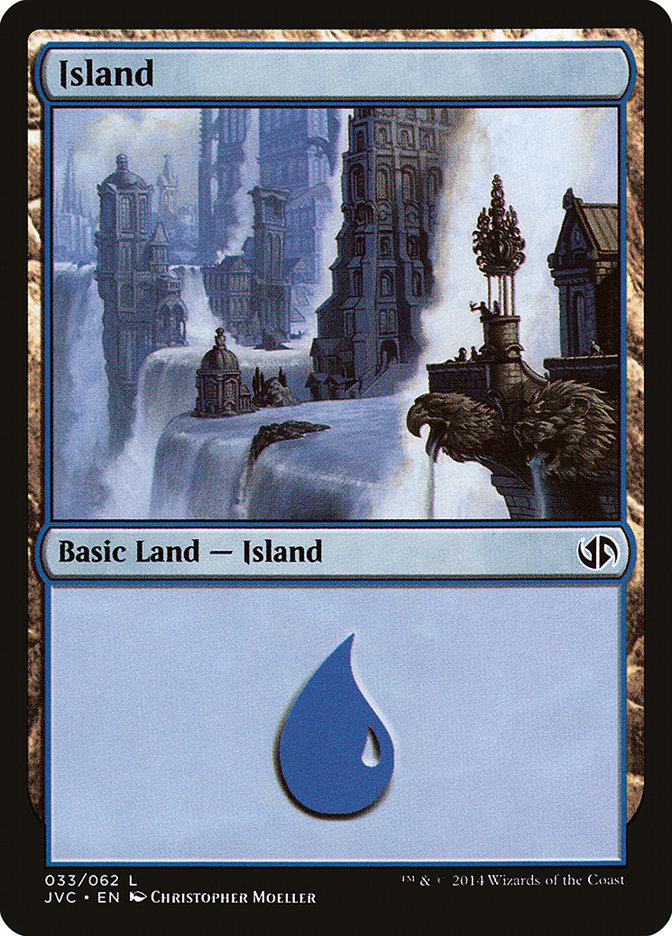 Island (33) [Duel Decks Anthology] | Exor Games Bridgewater