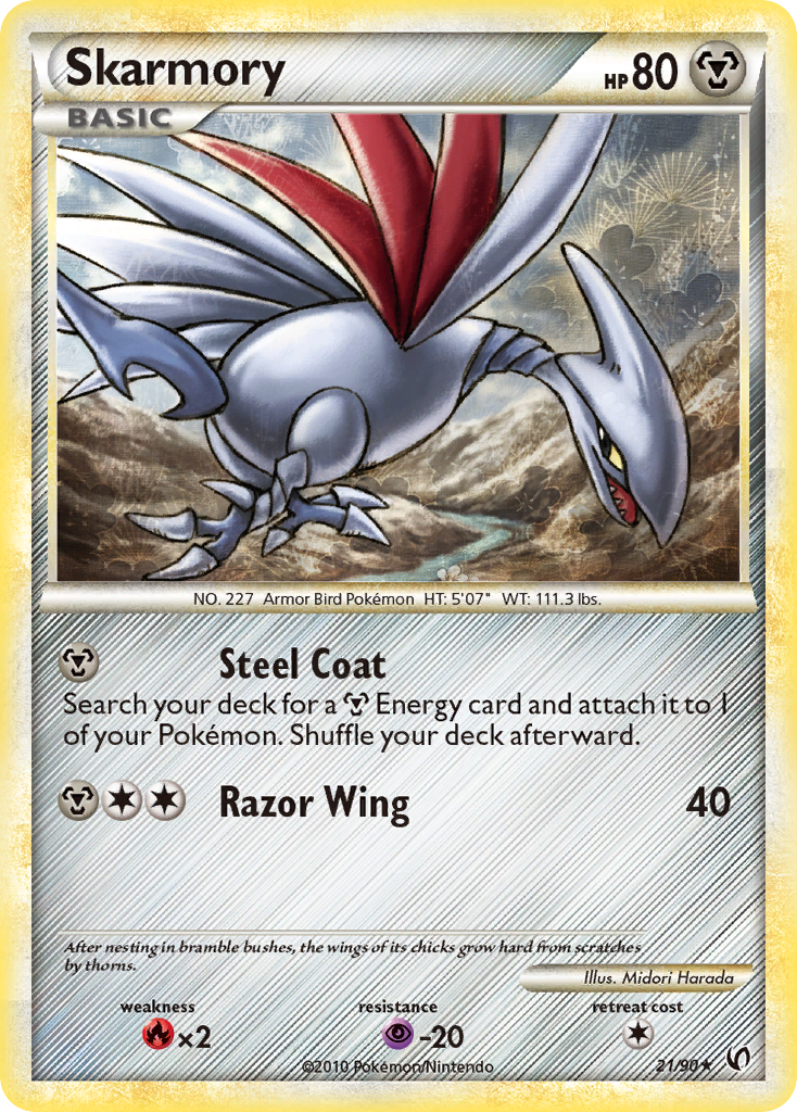 Skarmory (21/90) [HeartGold & SoulSilver: Undaunted] | Exor Games Bridgewater