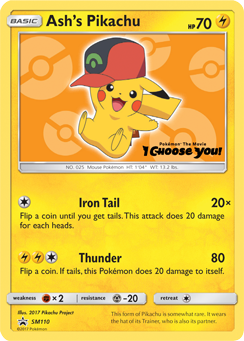 Ash's Pikachu (SM110) [Sun & Moon: Black Star Promos] | Exor Games Bridgewater