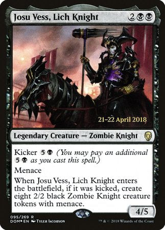 Josu Vess, Lich Knight [Dominaria Promos] | Exor Games Bridgewater