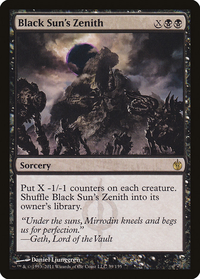 Black Sun's Zenith [Mirrodin Besieged] | Exor Games Bridgewater