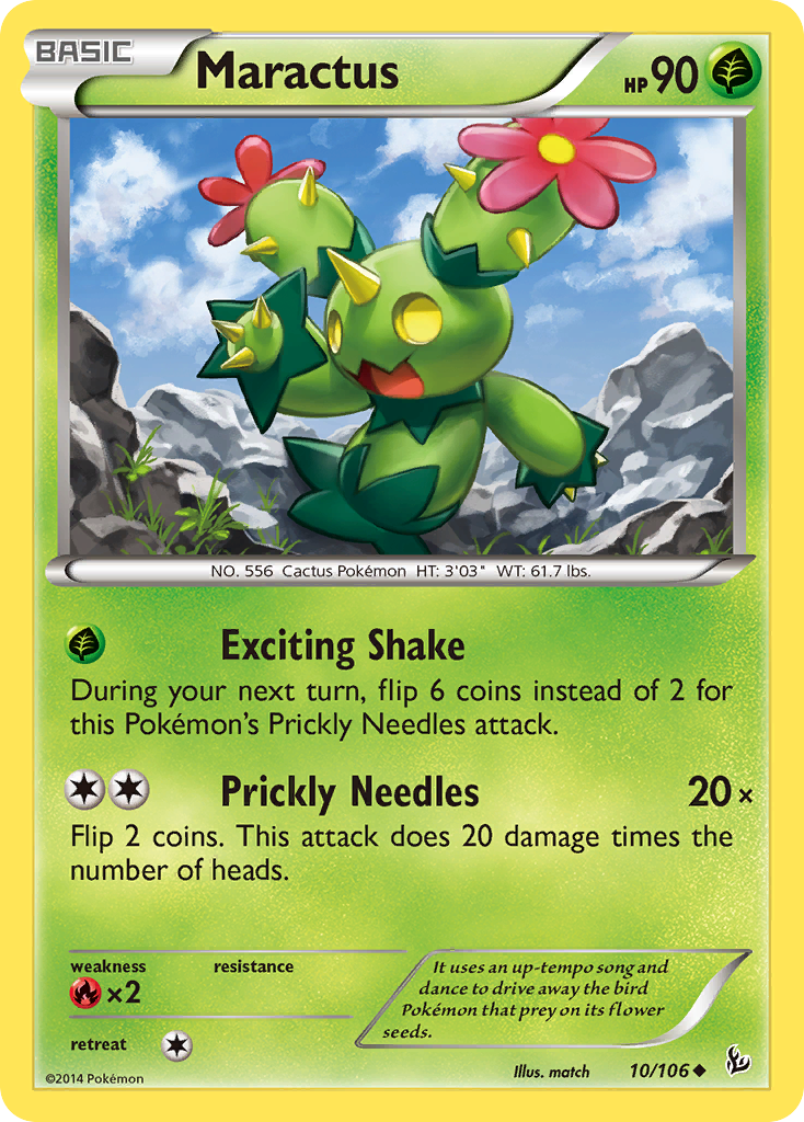 Maractus (10/106) [XY: Flashfire] | Exor Games Bridgewater