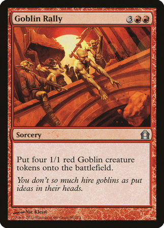 Goblin Rally [Return to Ravnica] | Exor Games Bridgewater