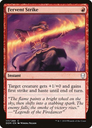 Fervent Strike [Dominaria] | Exor Games Bridgewater