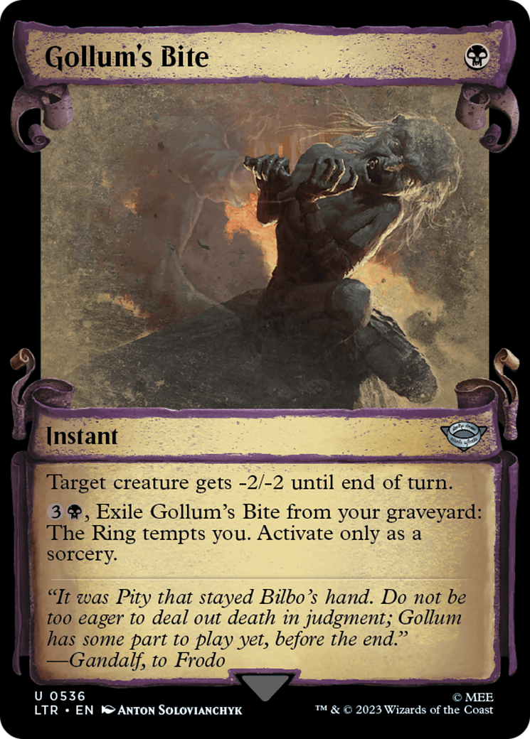 Gollum's Bite [The Lord of the Rings: Tales of Middle-Earth Showcase Scrolls] | Exor Games Bridgewater