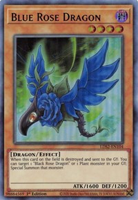 Blue Rose Dragon (Purple) [LDS2-EN104] Ultra Rare | Exor Games Bridgewater