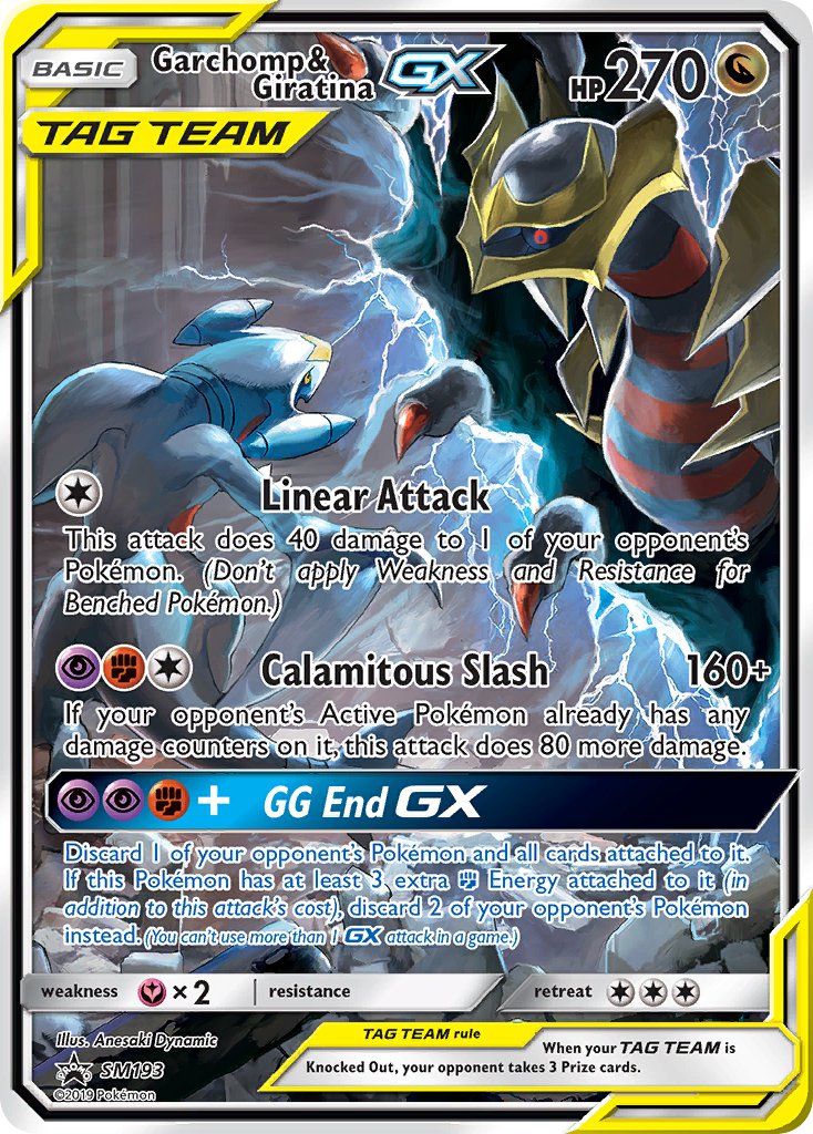 Garchomp & Giratina GX (SM193) [Sun & Moon: Black Star Promos] | Exor Games Bridgewater