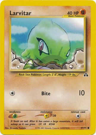 Larvitar (57/75) [Neo Discovery Unlimited] | Exor Games Bridgewater