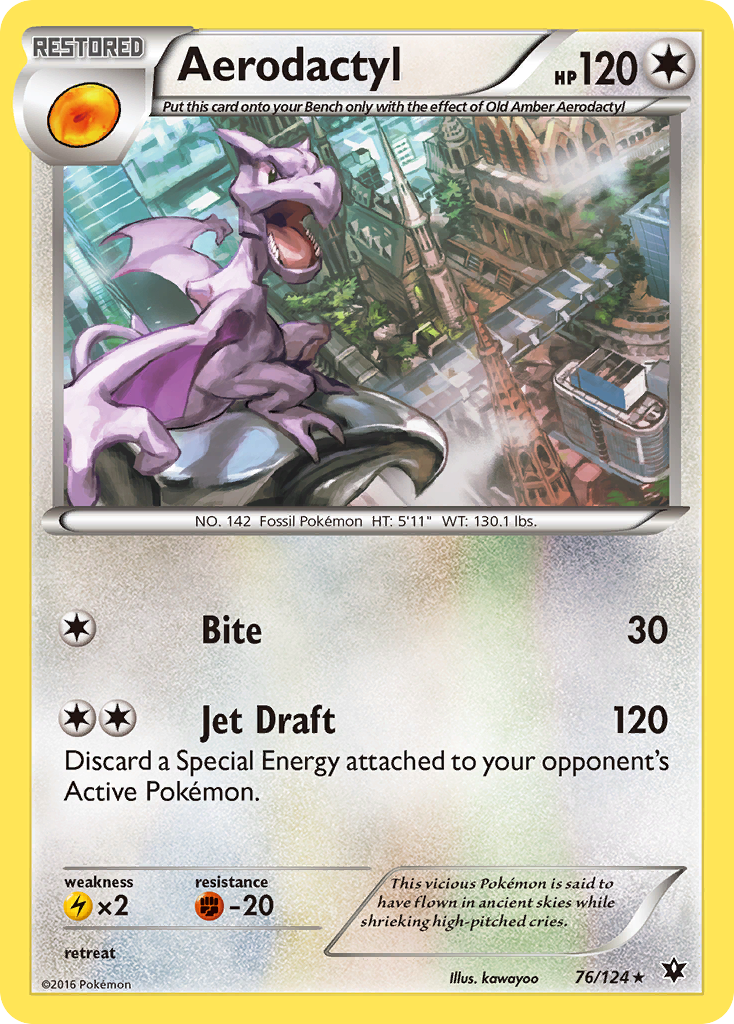 Aerodactyl (76/124) [XY: Fates Collide] | Exor Games Bridgewater