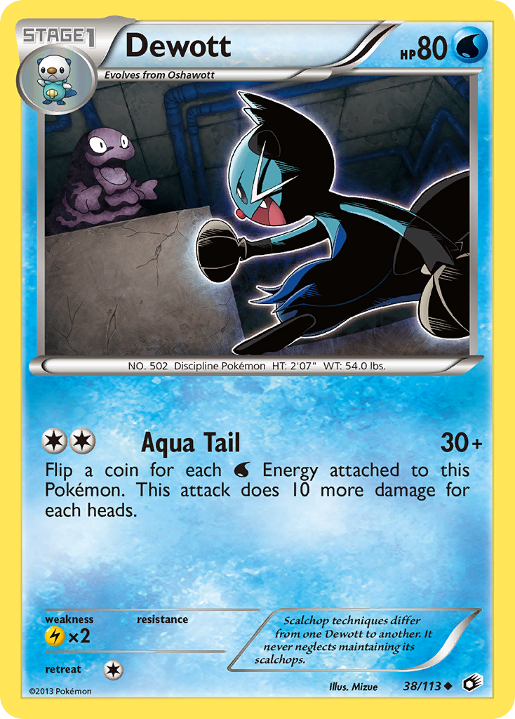 Dewott (38/113) [Black & White: Legendary Treasures] | Exor Games Bridgewater