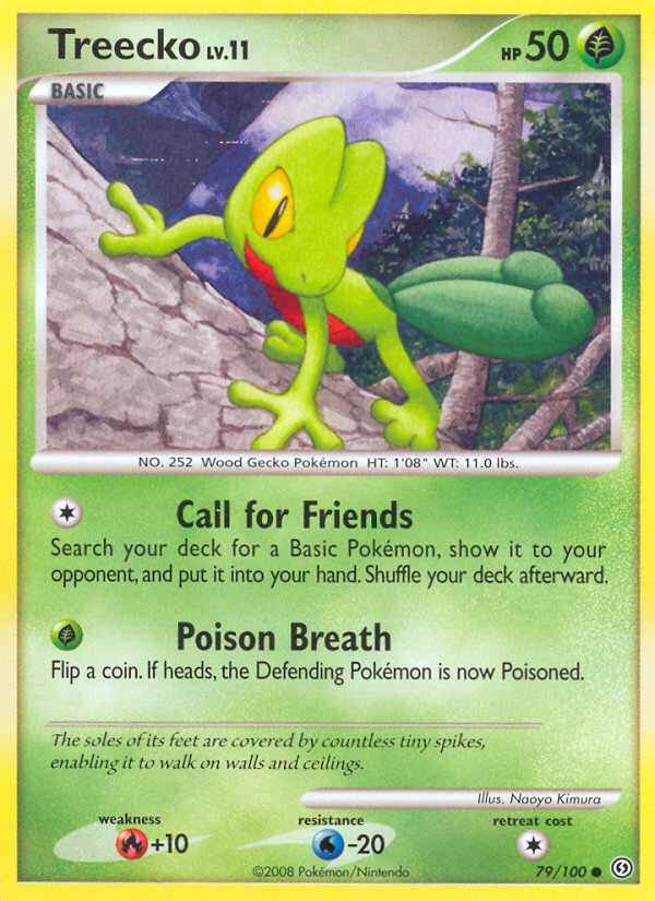 Treecko (79/100) [Diamond & Pearl: Stormfront] | Exor Games Bridgewater