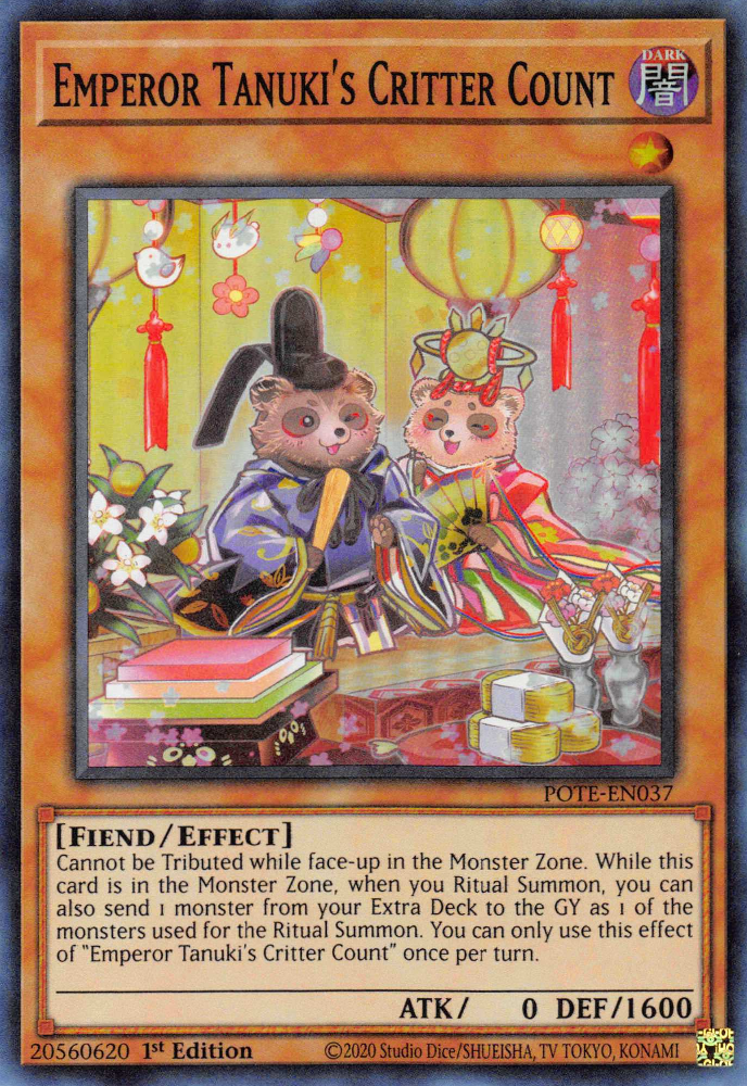 Emperor Tanuki's Critter Count [POTE-EN037] Super Rare | Exor Games Bridgewater