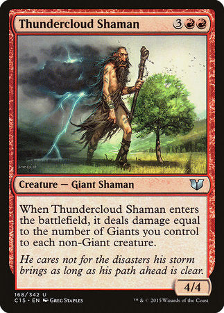 Thundercloud Shaman [Commander 2015] | Exor Games Bridgewater