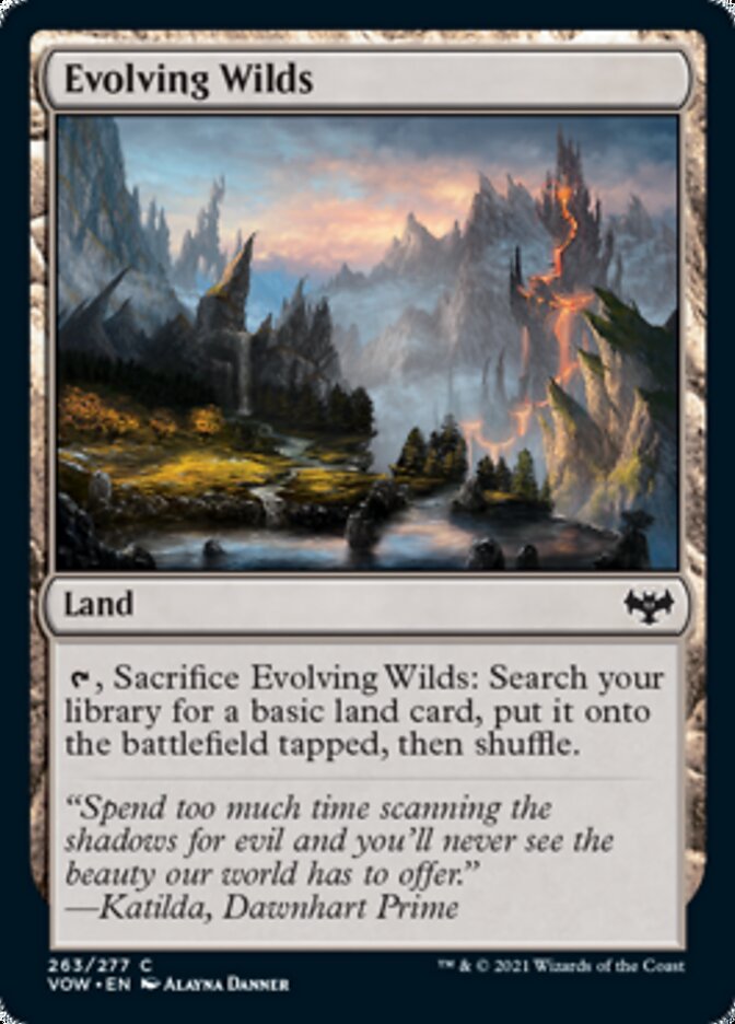 Evolving Wilds [Innistrad: Crimson Vow] | Exor Games Bridgewater