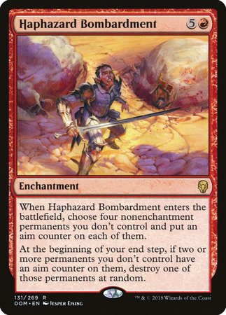 Haphazard Bombardment [Dominaria] | Exor Games Bridgewater