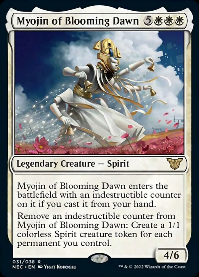 Myojin of Blooming Dawn [Kamigawa: Neon Dynasty Commander] | Exor Games Bridgewater