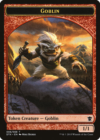 Goblin Token [Dragons of Tarkir Tokens] | Exor Games Bridgewater