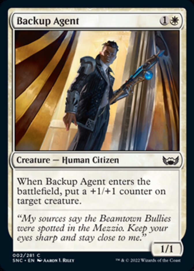 Backup Agent [Streets of New Capenna] | Exor Games Bridgewater
