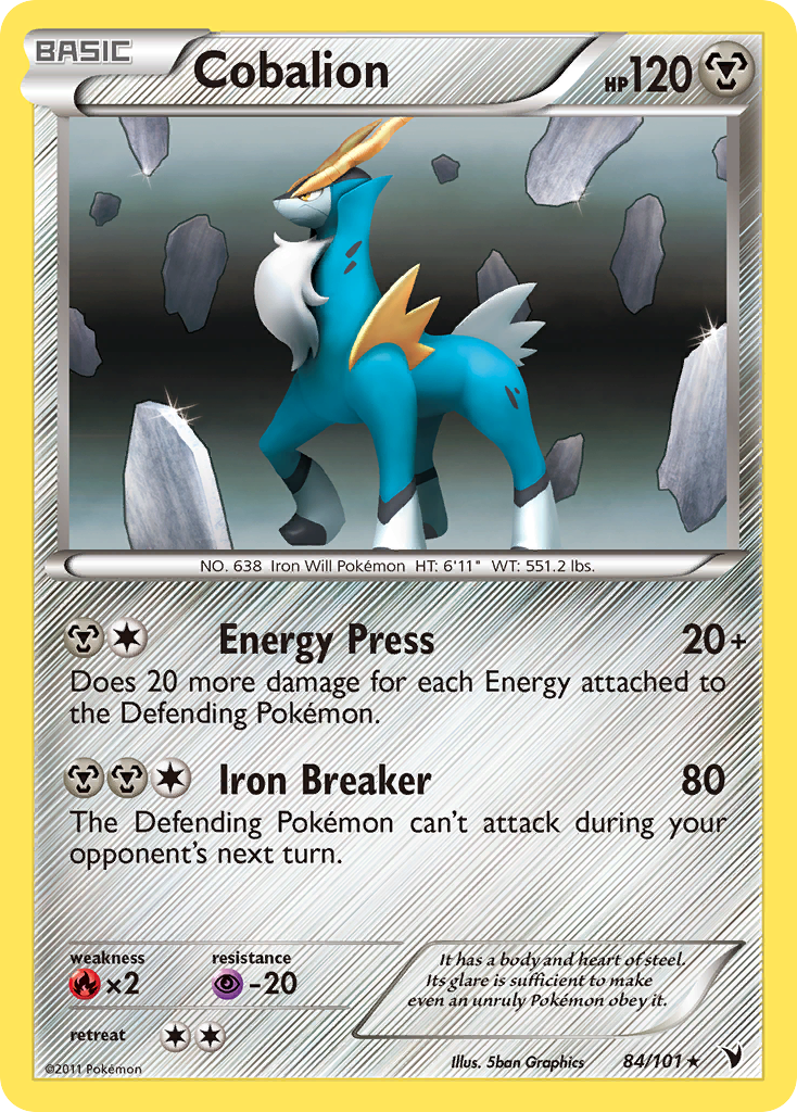 Cobalion (84/101) [Black & White: Noble Victories] | Exor Games Bridgewater