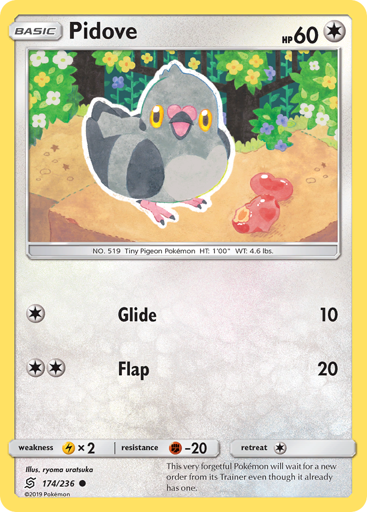 Pidove (174/236) [Sun & Moon: Unified Minds] | Exor Games Bridgewater