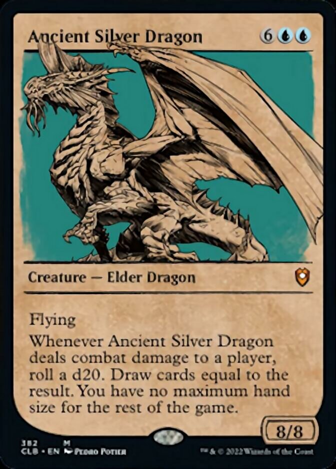 Ancient Silver Dragon (Showcase) [Commander Legends: Battle for Baldur's Gate] | Exor Games Bridgewater