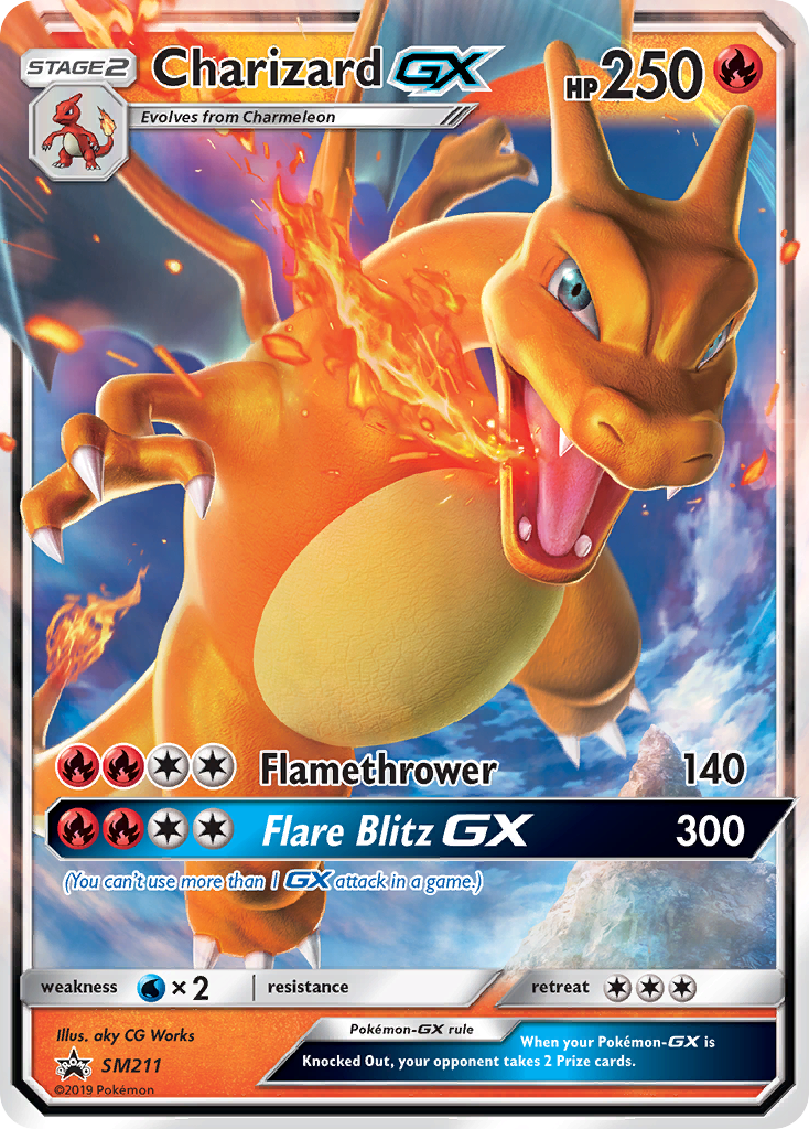 Charizard GX (SM211) [Sun & Moon: Black Star Promos] | Exor Games Bridgewater