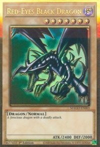 Red-Eyes Black Dragon [MAGO-EN003] Gold Rare | Exor Games Bridgewater