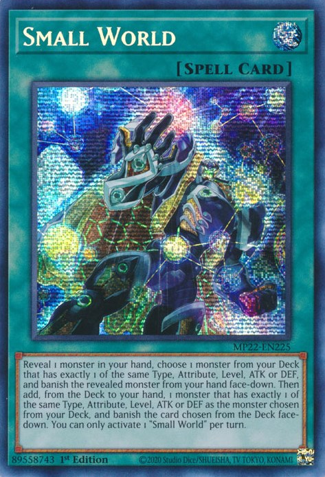 Small World [MP22-EN225] Prismatic Secret Rare | Exor Games Bridgewater