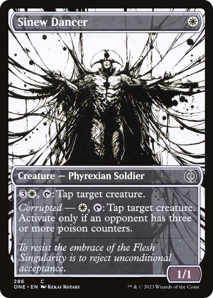 Sinew Dancer (Showcase Ichor) [Phyrexia: All Will Be One] | Exor Games Bridgewater