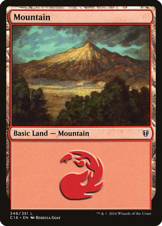 Mountain (346) [Commander 2016] | Exor Games Bridgewater