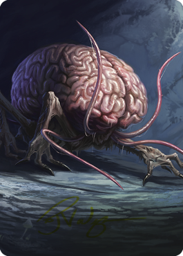 Intellect Devourer Art Card (Gold-Stamped Signature) [Commander Legends: Battle for Baldur's Gate Art Series] | Exor Games Bridgewater