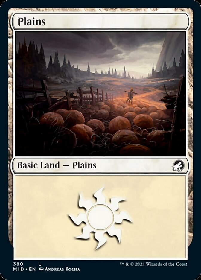 Plains (380) [Innistrad: Midnight Hunt] | Exor Games Bridgewater