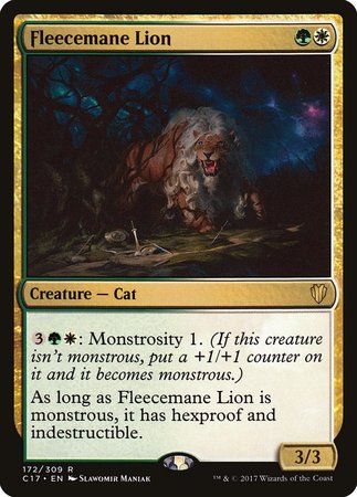 Fleecemane Lion [Commander 2017] | Exor Games Bridgewater