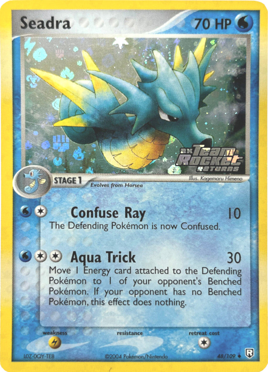 Seadra (48/109) (Stamped) [EX: Team Rocket Returns] | Exor Games Bridgewater