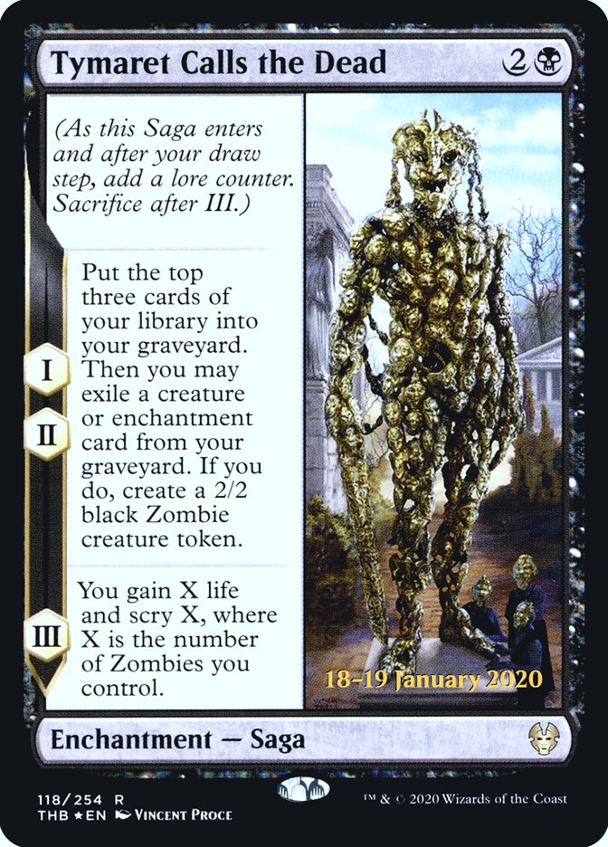 Tymaret Calls the Dead [Theros Beyond Death Prerelease Promos] | Exor Games Bridgewater