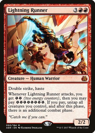 Lightning Runner [Aether Revolt] | Exor Games Bridgewater