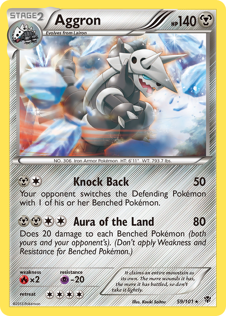 Aggron (59/101) [Black & White: Plasma Blast] | Exor Games Bridgewater