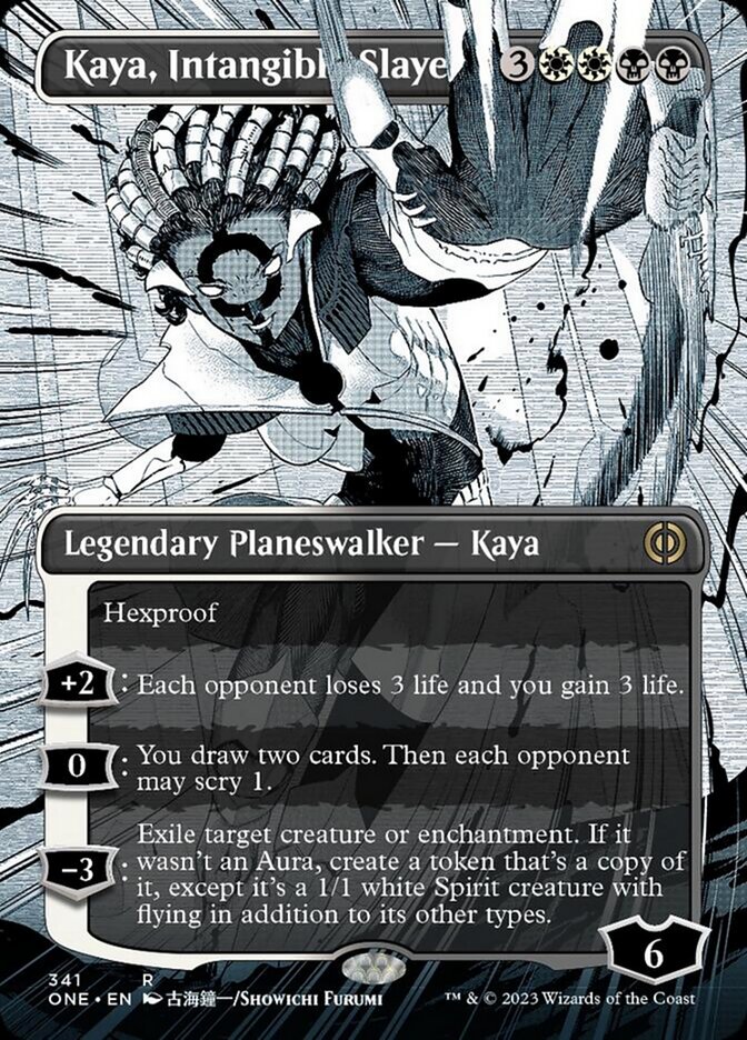 Kaya, Intangible Slayer (Borderless Manga) [Phyrexia: All Will Be One] | Exor Games Bridgewater