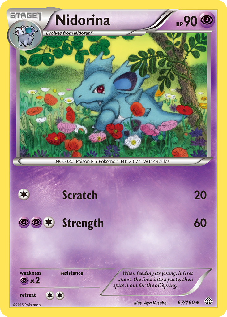 Nidorina (67/160) [XY: Primal Clash] | Exor Games Bridgewater