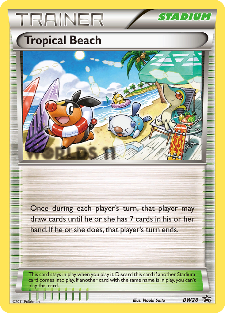 Tropical Beach (BW28) [Black & White: Black Star Promos] | Exor Games Bridgewater