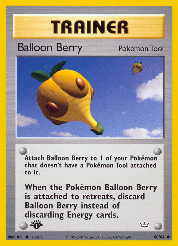 Balloon Berry (60/64) [Neo Revelation 1st Edition] | Exor Games Bridgewater