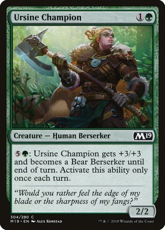 Ursine Champion [Core Set 2019] | Exor Games Bridgewater