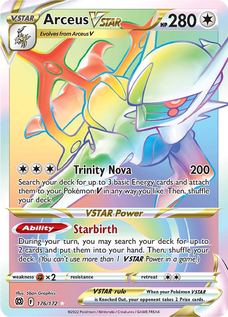 Arceus VSTAR (176/172) [Sword & Shield: Brilliant Stars] | Exor Games Bridgewater