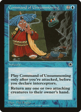 Command of Unsummoning [Portal] | Exor Games Bridgewater