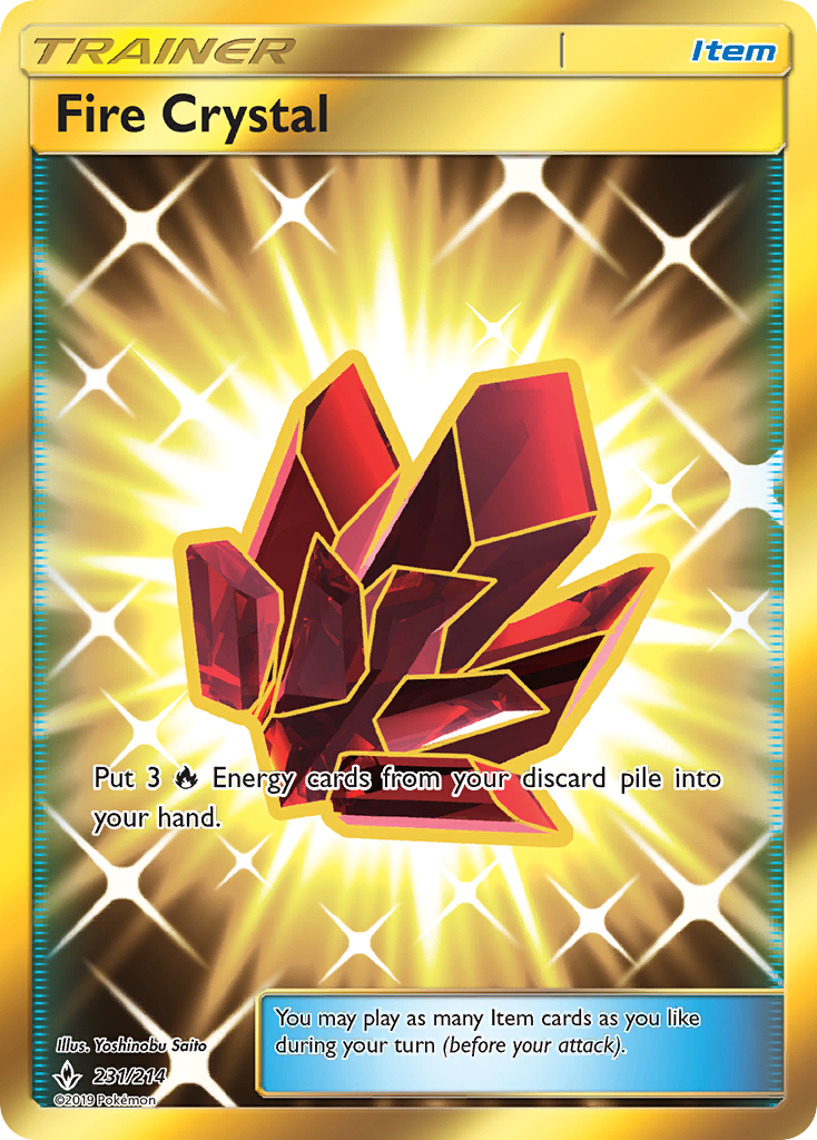 Fire Crystal (231/214) [Sun & Moon: Unbroken Bonds] | Exor Games Bridgewater