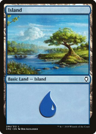 Island (286) [Commander Anthology Volume II] | Exor Games Bridgewater