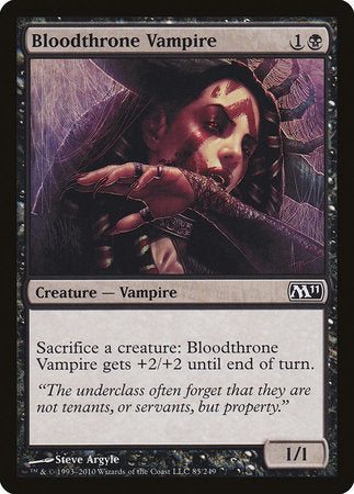 Bloodthrone Vampire [Magic 2011] | Exor Games Bridgewater