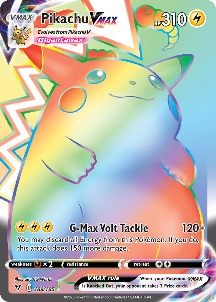 Pikachu VMAX (188/185) [Sword & Shield: Vivid Voltage] | Exor Games Bridgewater