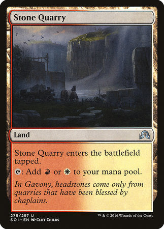 Stone Quarry [Shadows over Innistrad] | Exor Games Bridgewater